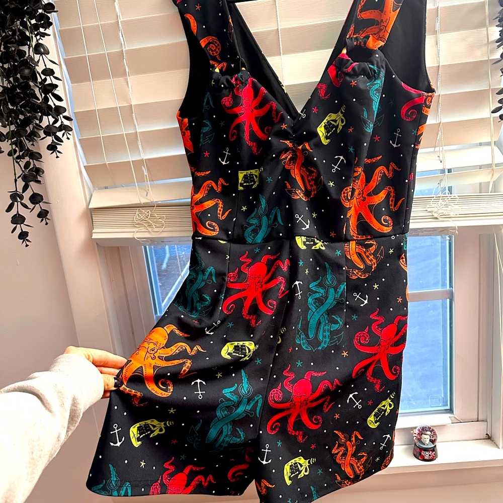 Colorful Octopus Print Dress